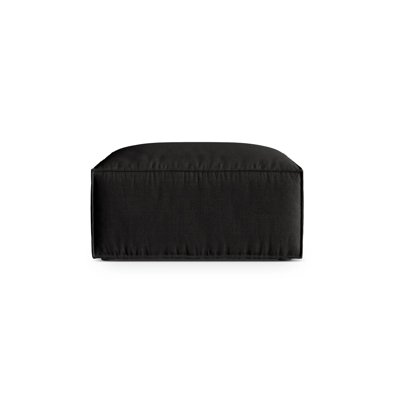 Nuria Pouf aus Samt, Boucle oder Strukturstoff, 85x85 cm - Image 22