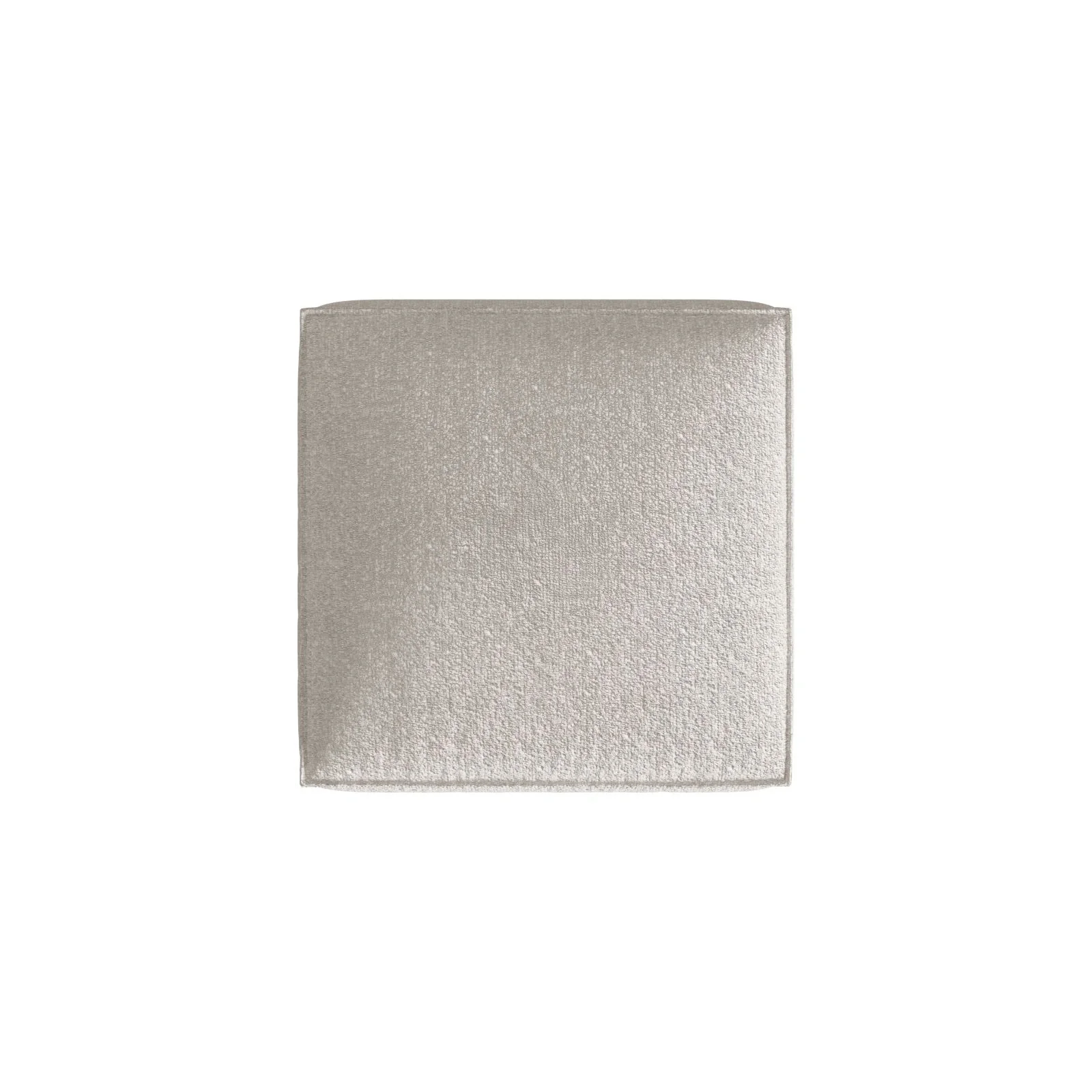 Nuria Pouf aus Samt, Boucle oder Strukturstoff, 85x85 cm - Image 27