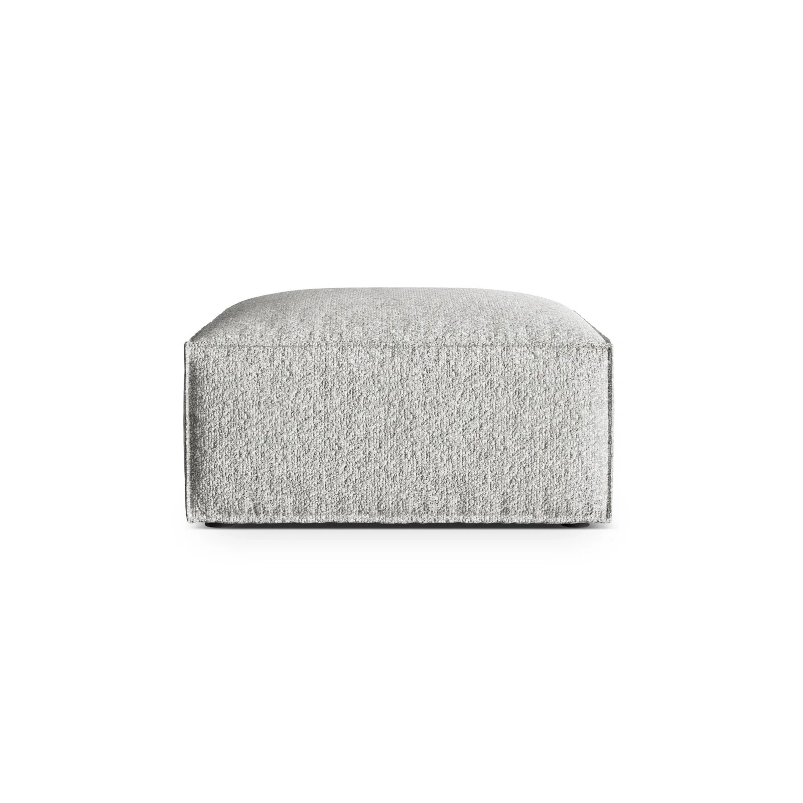 Nuria Pouf aus Samt, Boucle oder Strukturstoff, 85x85 cm - Image 28