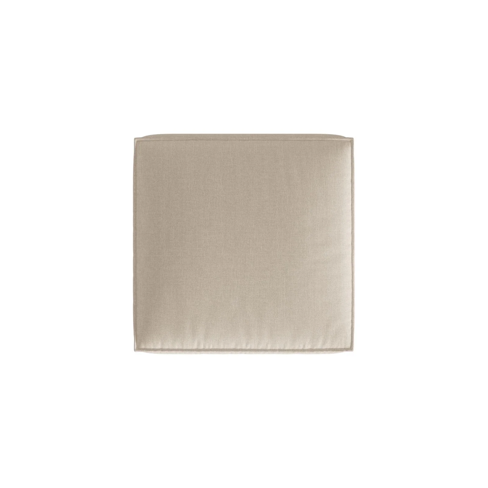 Nuria Pouf aus Samt, Boucle oder Strukturstoff, 85x85 cm - Image 3