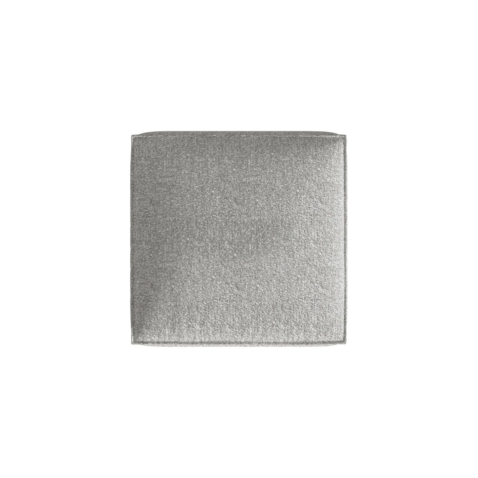 Nuria Pouf aus Samt, Boucle oder Strukturstoff, 85x85 cm - Image 30