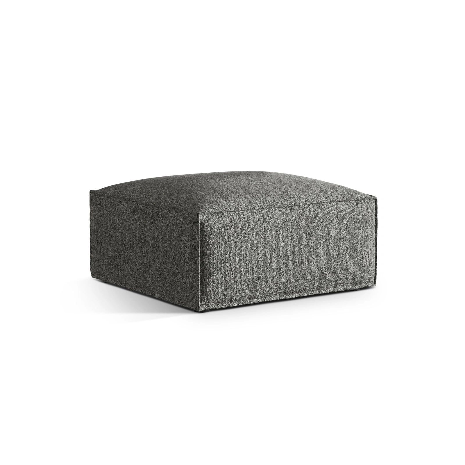 Nuria Pouf aus Samt, Boucle oder Strukturstoff, 85x85 cm - Image 35