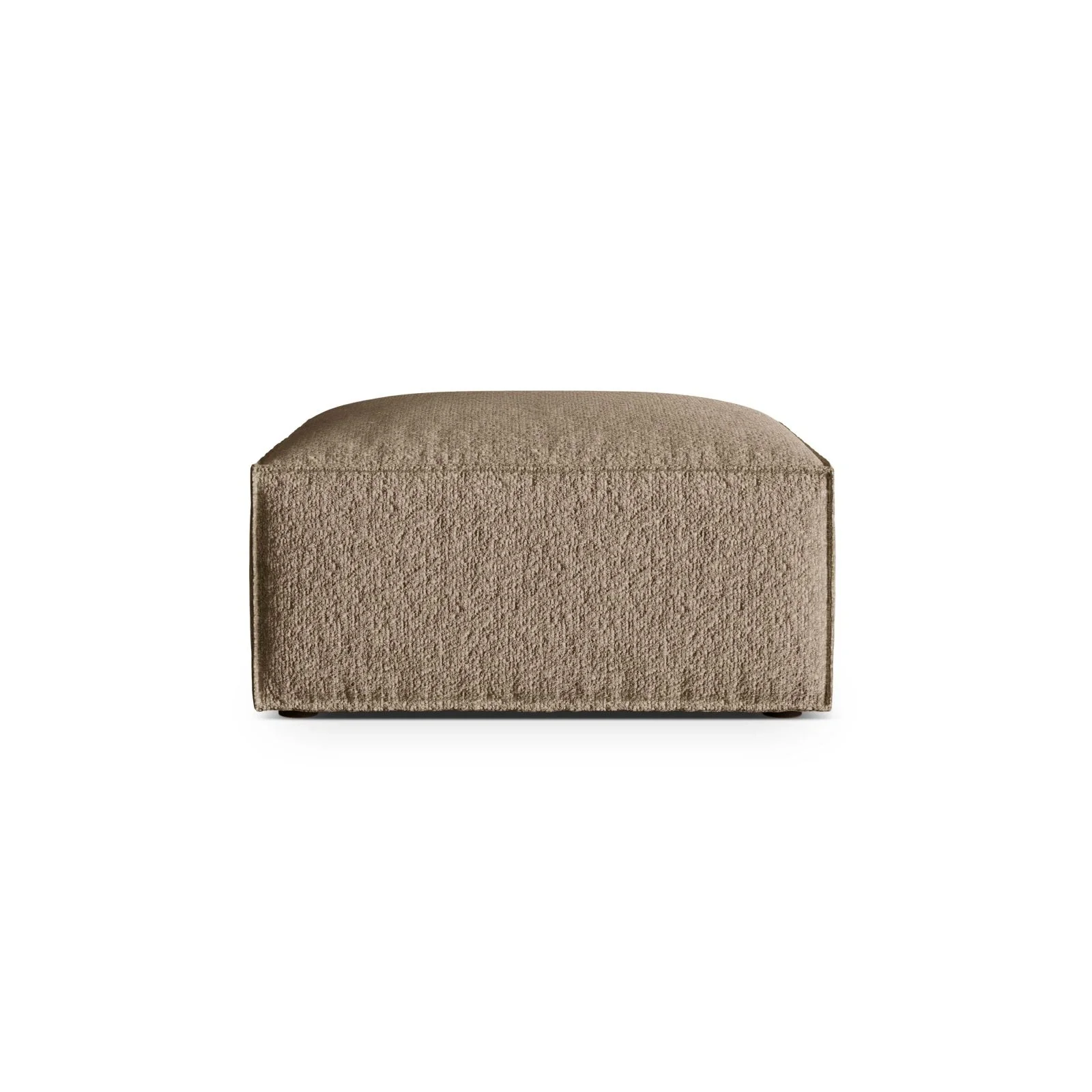 Nuria Pouf aus Samt, Boucle oder Strukturstoff, 85x85 cm - Image 37