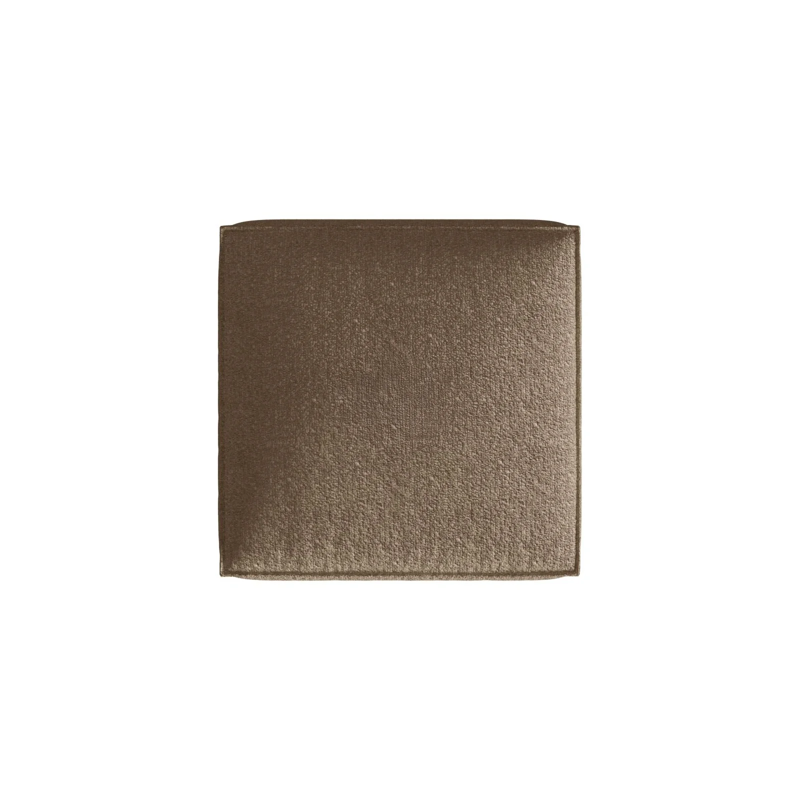Nuria Pouf aus Samt, Boucle oder Strukturstoff, 85x85 cm - Image 39