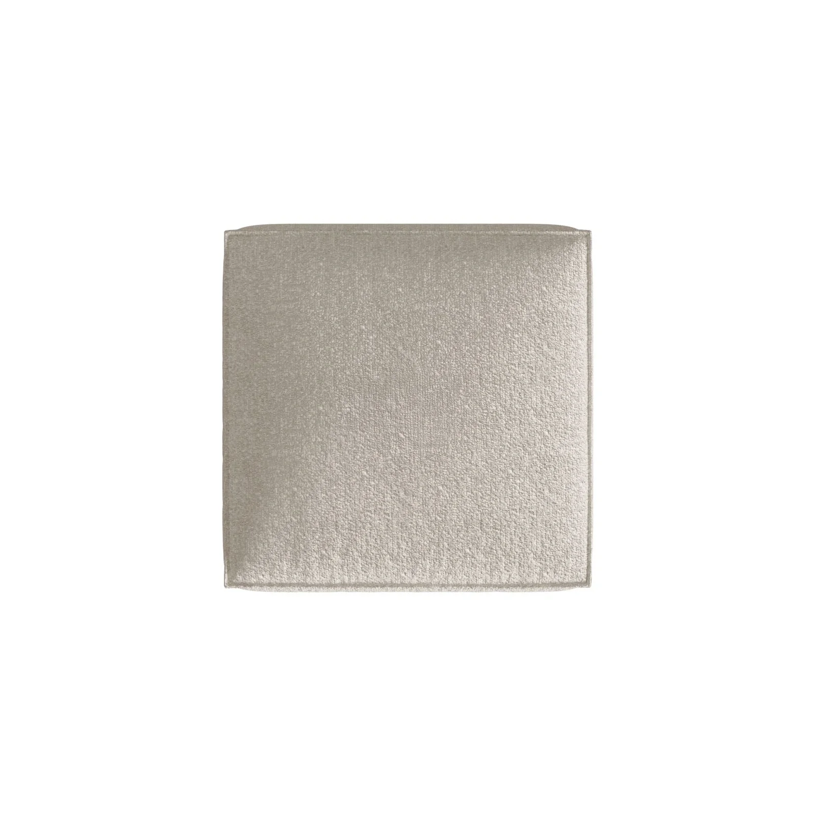 Nuria Pouf aus Samt, Boucle oder Strukturstoff, 85x85 cm - Image 43