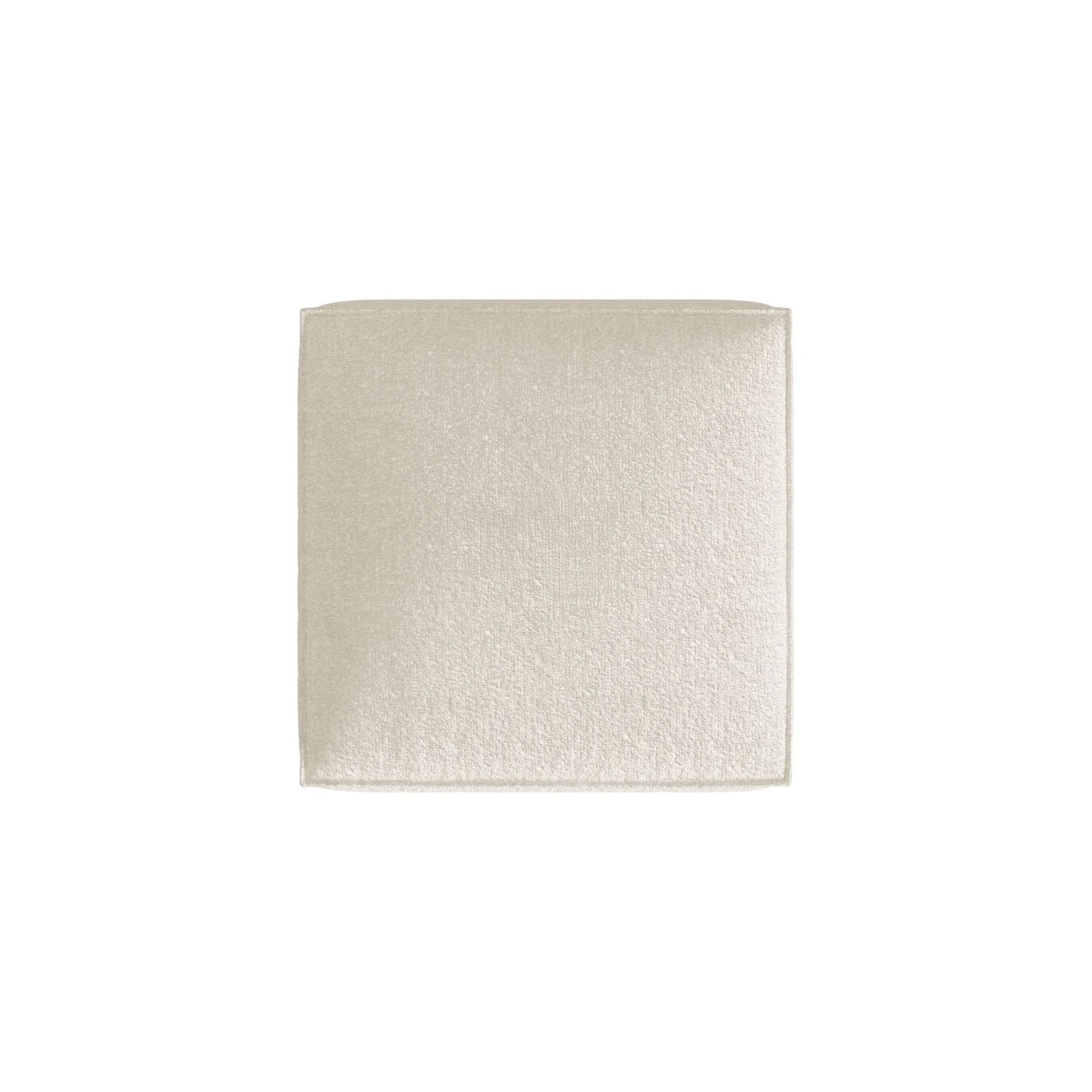 Nuria Pouf aus Samt, Boucle oder Strukturstoff, 85x85 cm - Image 46