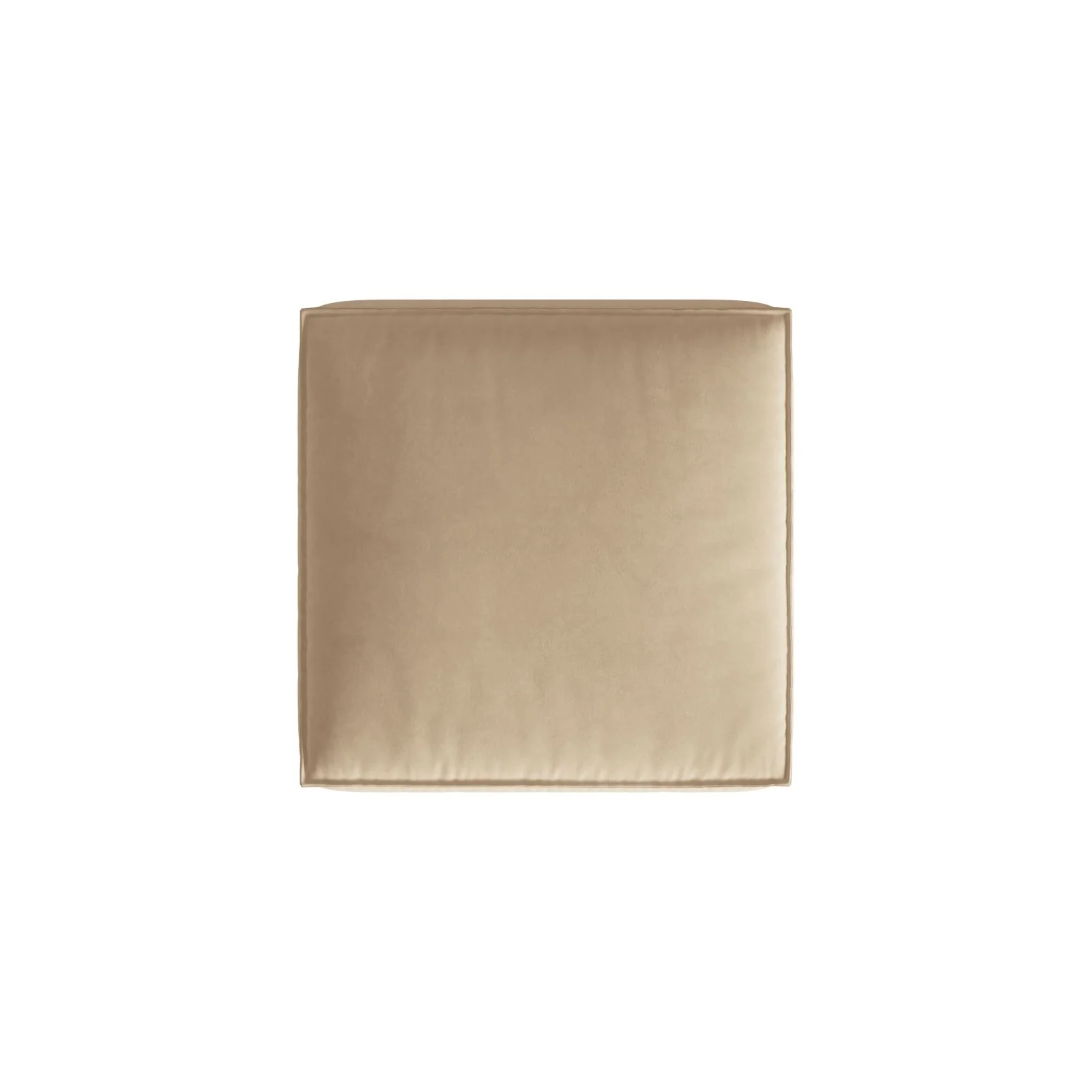 Nuria Pouf aus Samt, Boucle oder Strukturstoff, 85x85 cm - Image 52