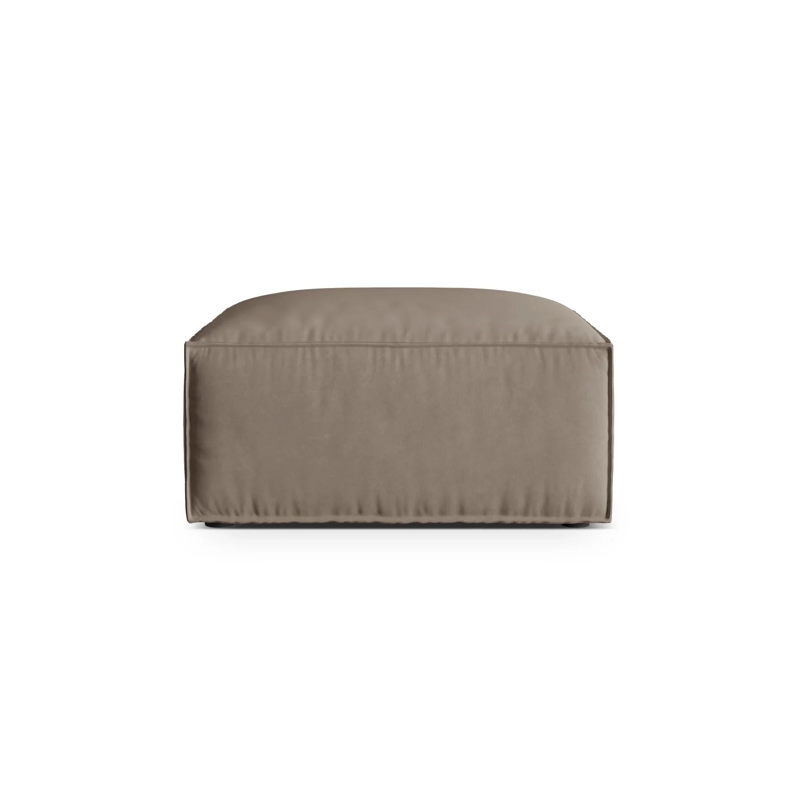 Nuria Pouf aus Samt, Boucle oder Strukturstoff, 85x85 cm - Image 53