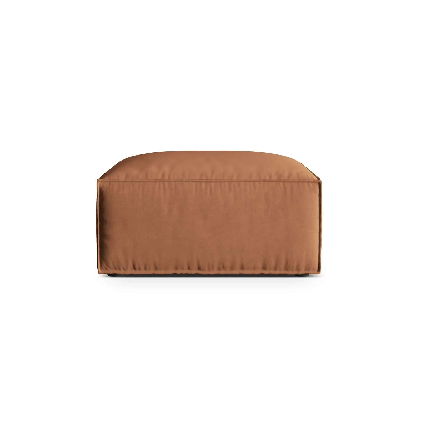 Nuria Pouf aus Samt, Boucle oder Strukturstoff, 85x85 cm - Image 56