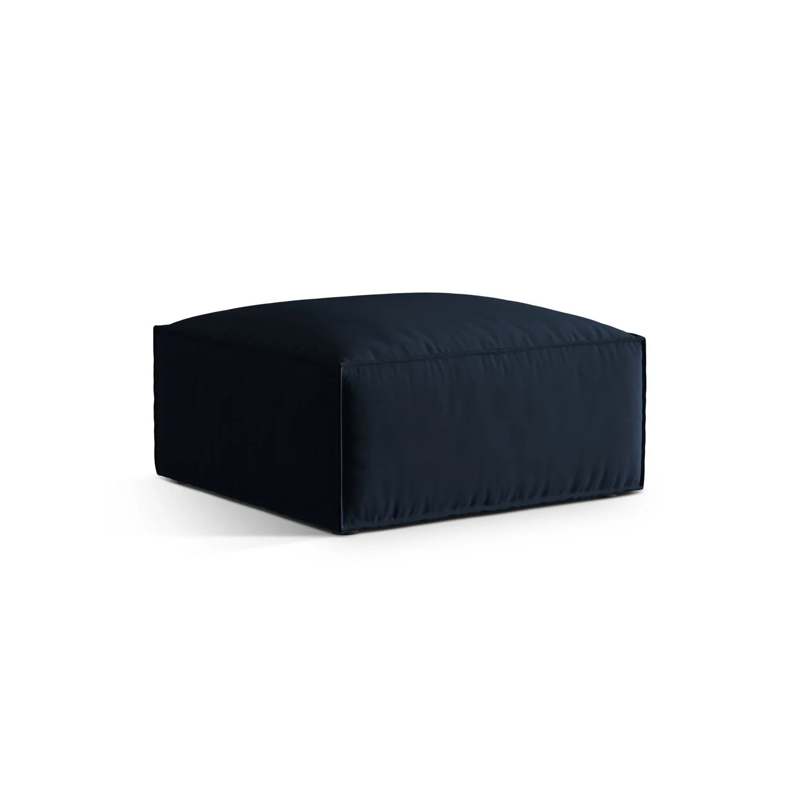 Nuria Pouf aus Samt, Boucle oder Strukturstoff, 85x85 cm - Image 60