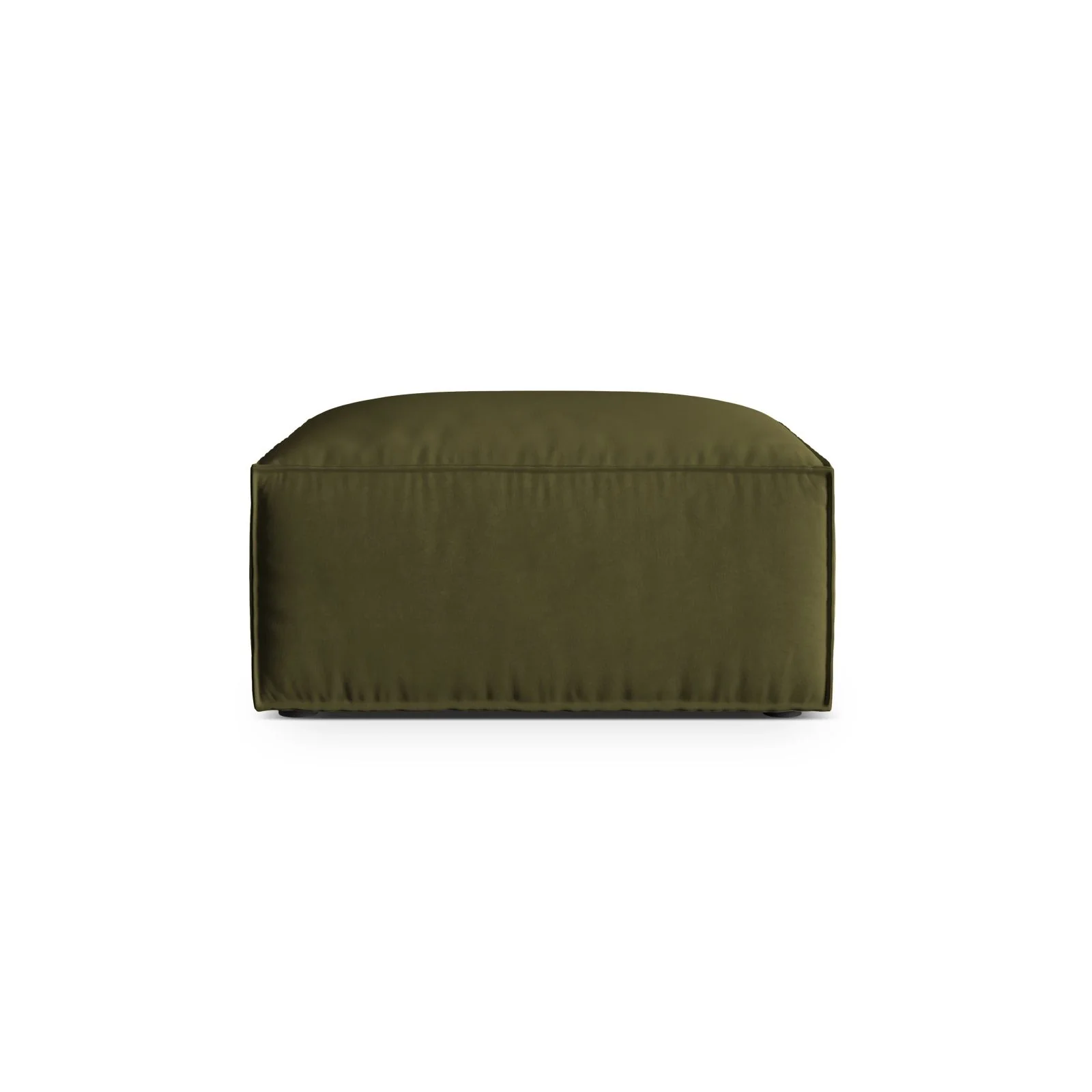 Nuria Pouf aus Samt, Boucle oder Strukturstoff, 85x85 cm - Image 62