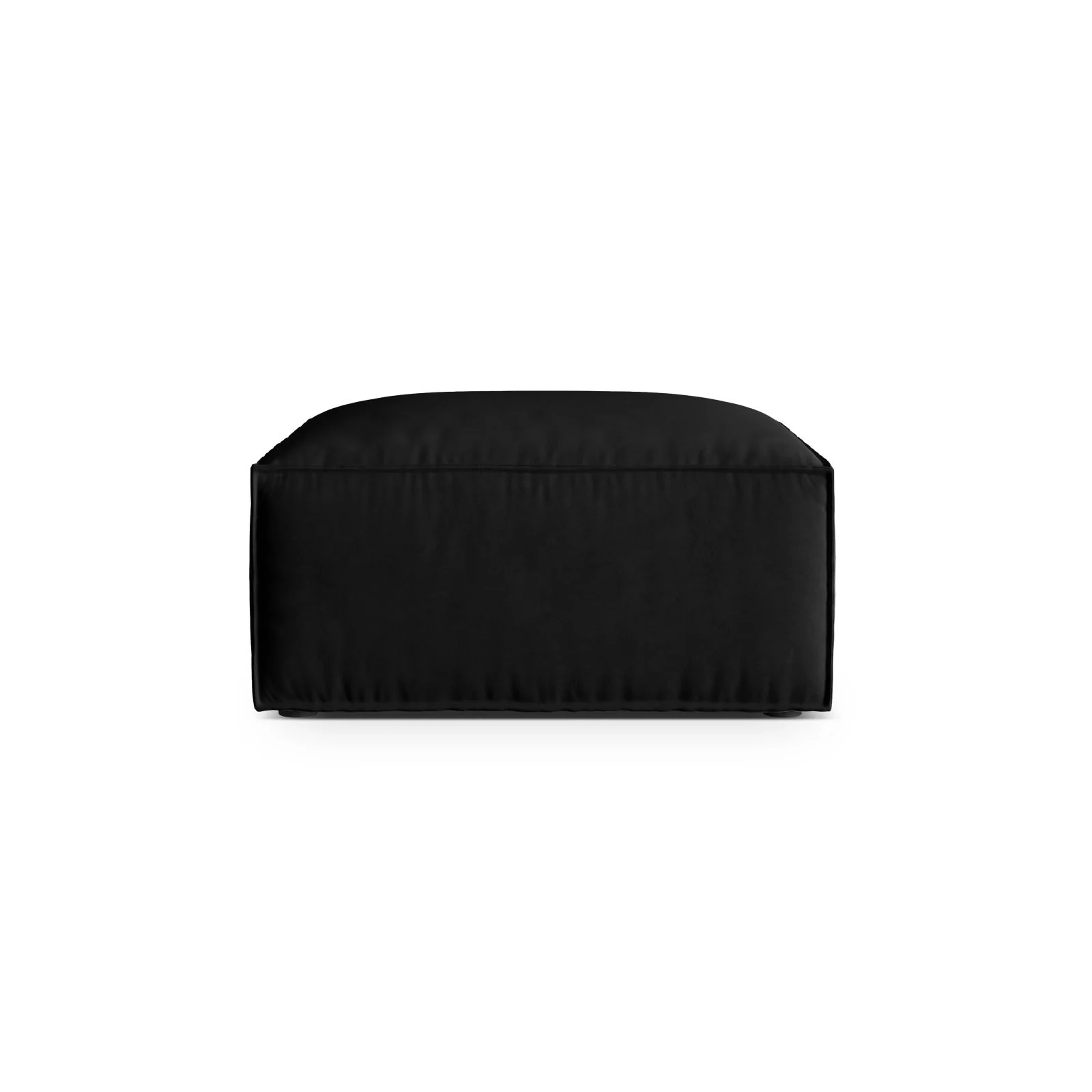 Nuria Pouf aus Samt, Boucle oder Strukturstoff, 85x85 cm - Image 68