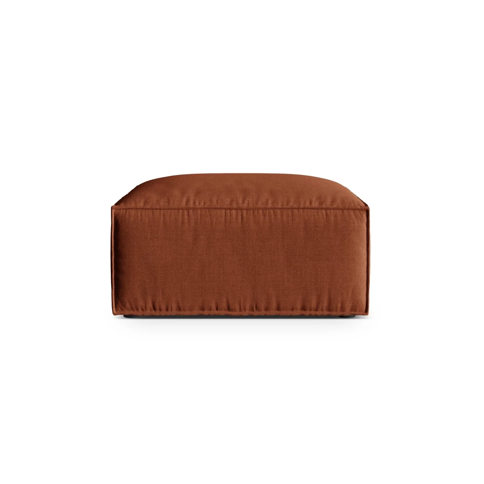 Nuria Pouf aus Samt, Boucle oder Strukturstoff, 85x85 cm - Image 7