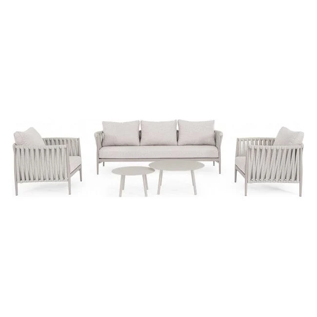 Garten Beistelltisch 2er Set Aminta Moon WG - Image 3