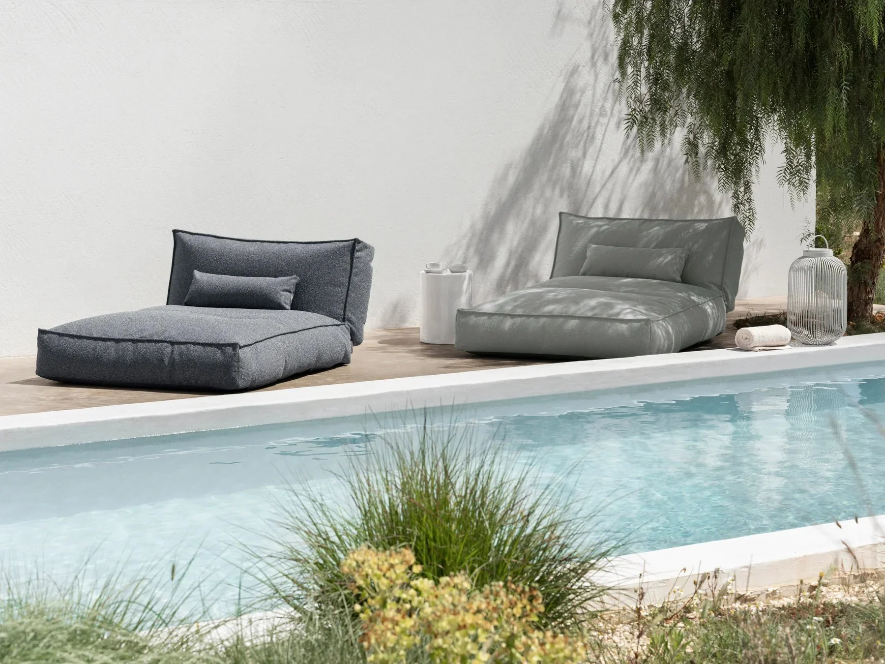 Outdoor-Bett - STAY - Bouclé, 120x190 cm - Image 6