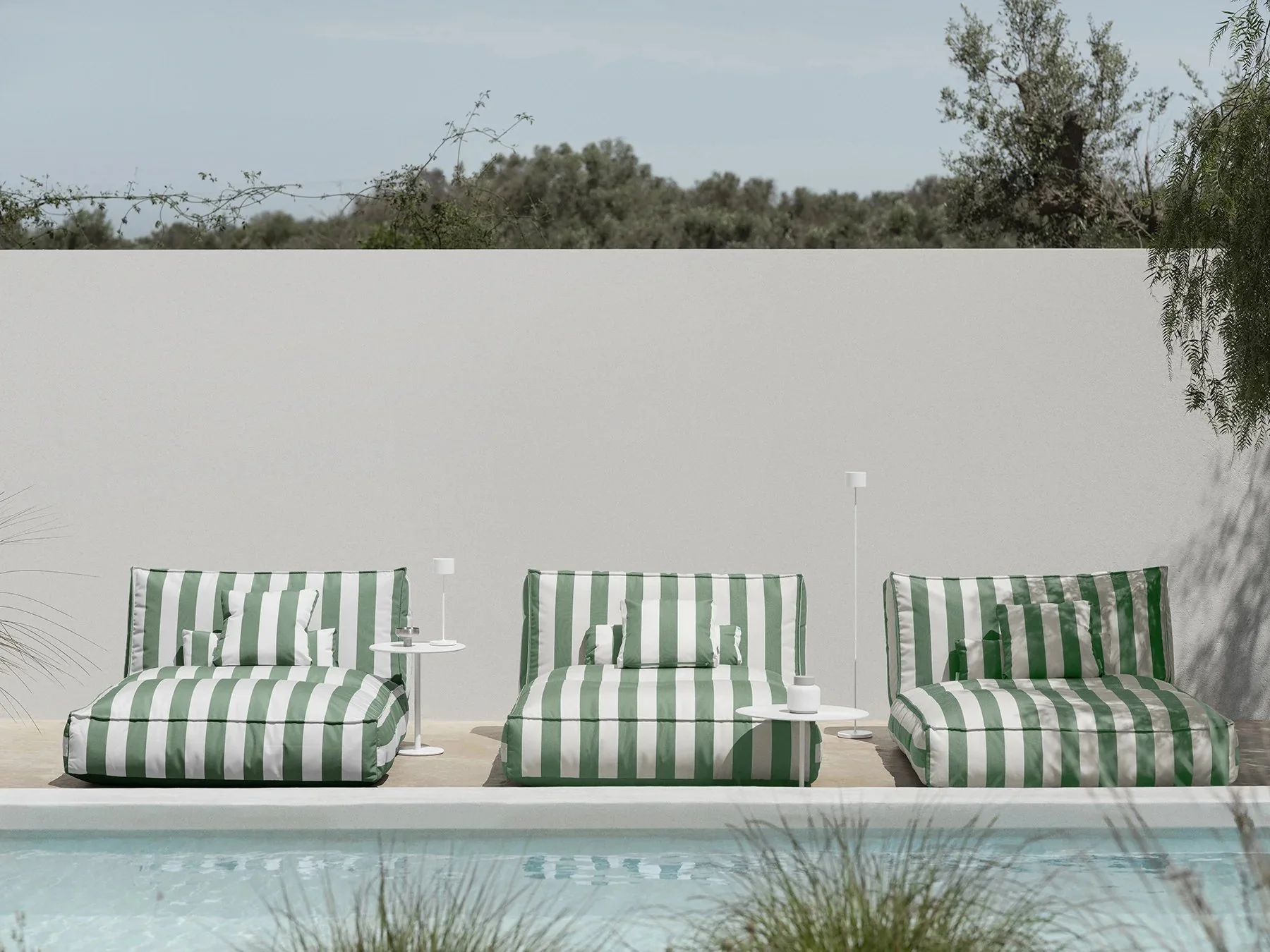 Outdoor-Bett - STAY - gestreift, 120x190 cm - Image 20