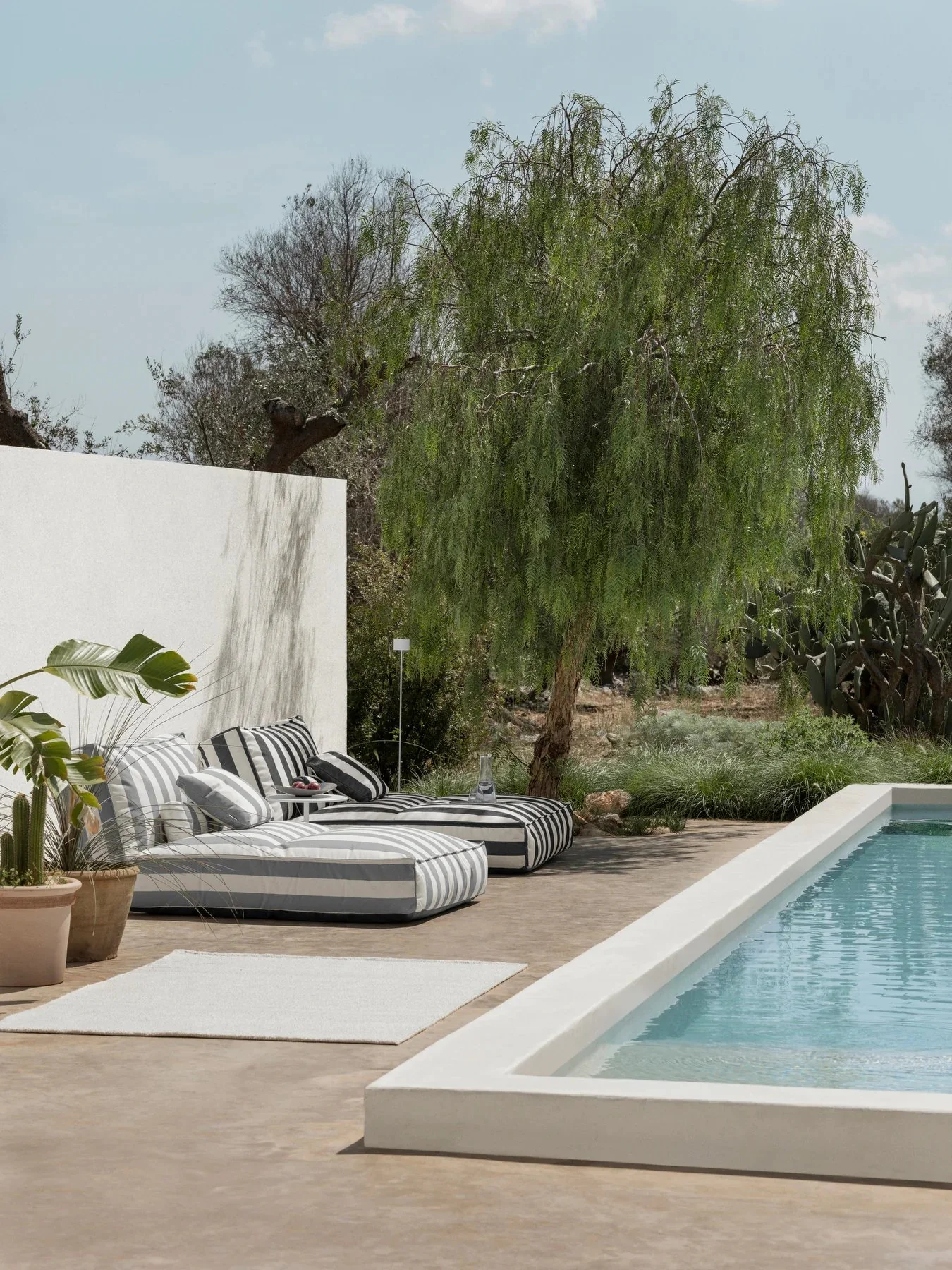 Outdoor-Bett - STAY - gestreift, 120x190 cm - Image 6