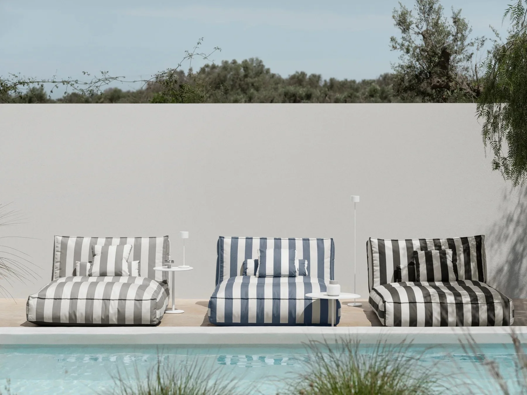 Outdoor-Bett - STAY - gestreift, 120x190 cm - Image 7