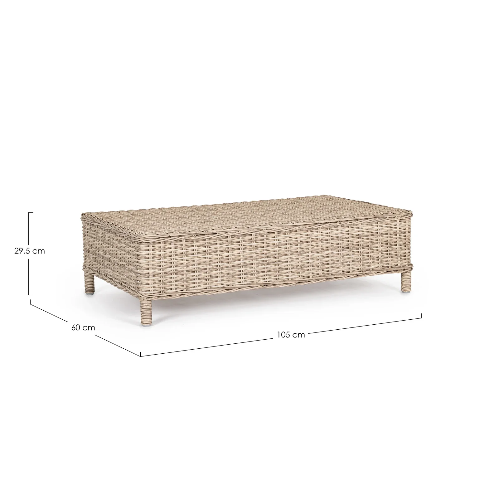 Garten Couchtisch 105x60 Aditya New - Image 3