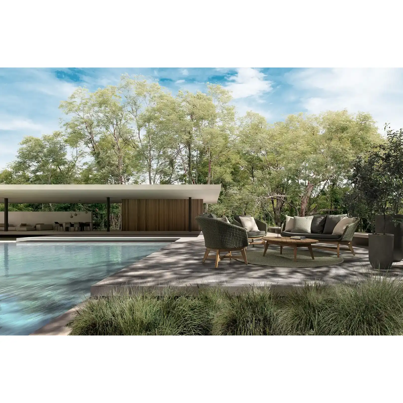 Garten Couchtisch oval 120x70 Coachella - Image 5