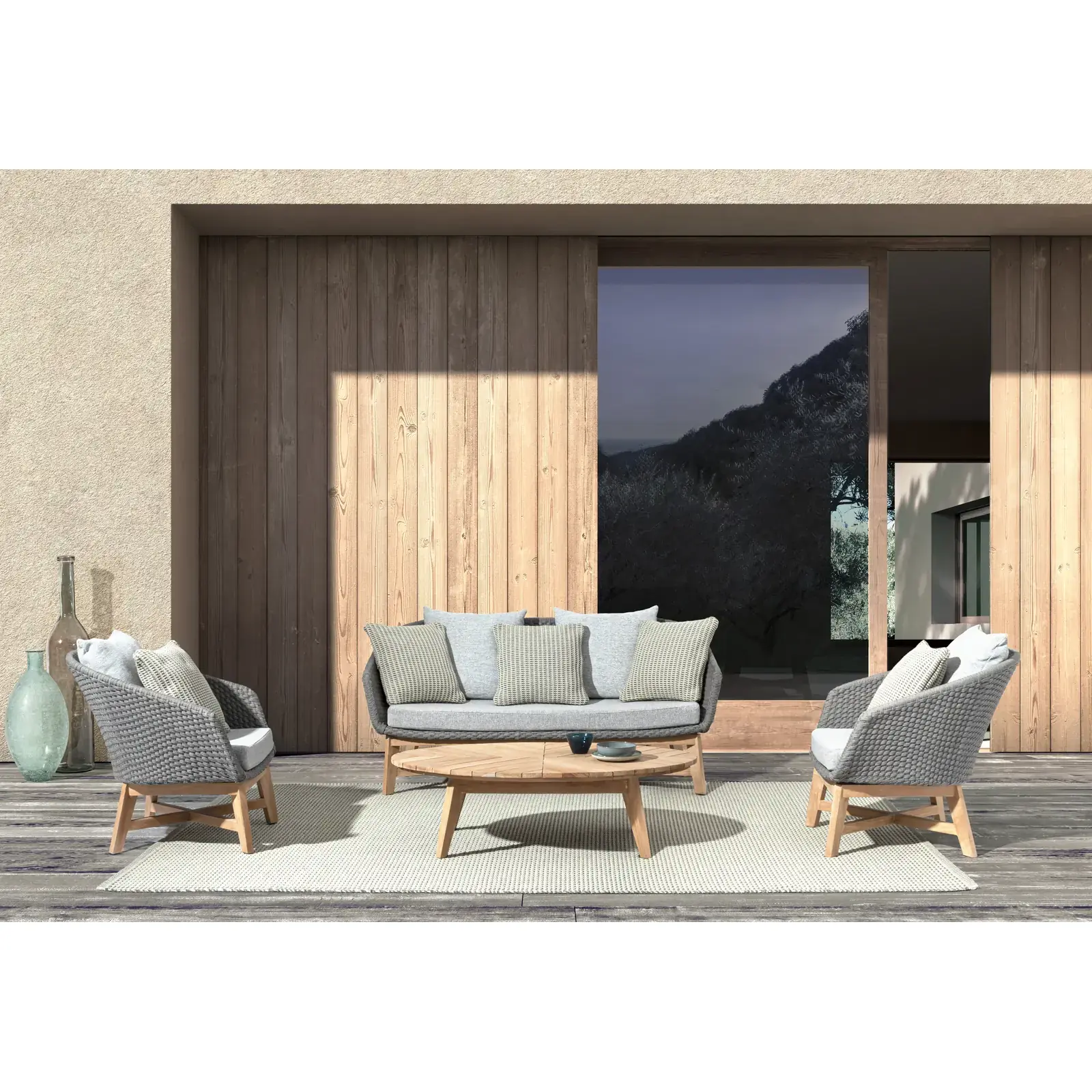Garten Couchtisch oval 120x70 Coachella - Image 6