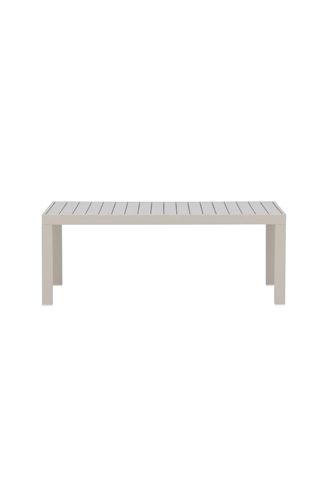 Outdoor Couchtisch Copacabana aus Aluminium, 120×70×45 cm - Image 6