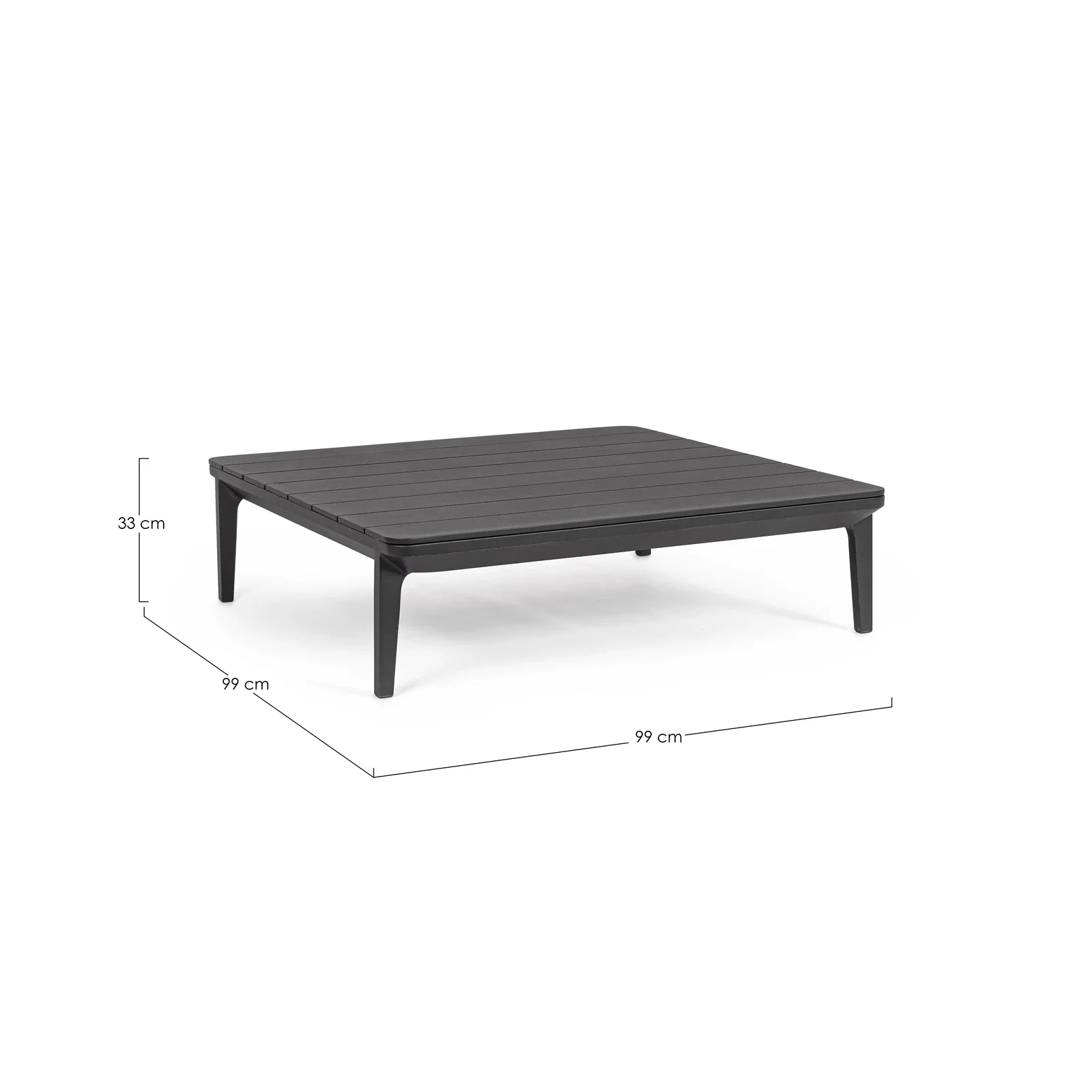 Garten Couchtisch 99x99 Anthrazit WG21 Matrix - Image 4