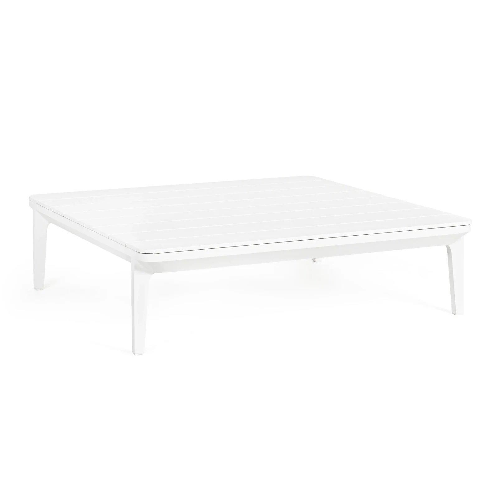 Garten Couchtisch 99x99x33 Weiß WG20 Matrix
