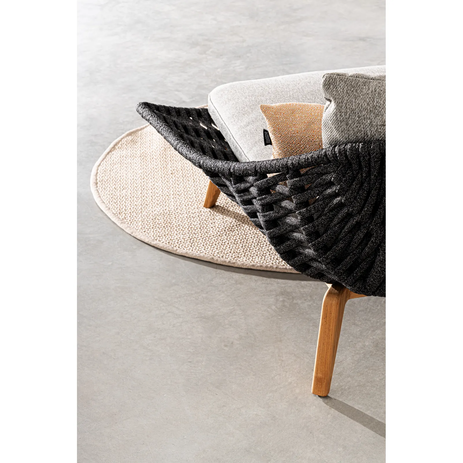 Outdoor Daybed mit Lehne Tamires Anthrazit - Image 3