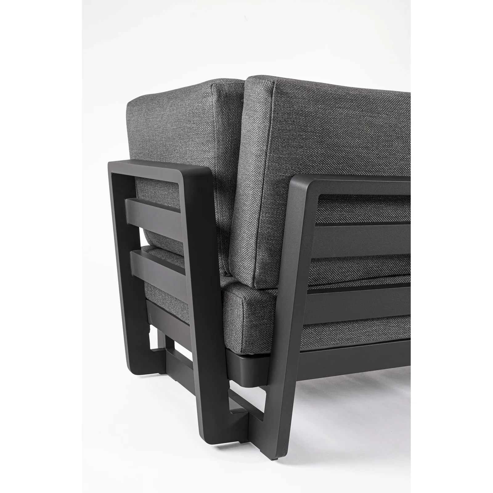 Gartenlounge Set 2 Ecksitzgruppe mit Kissen Anthrazit WG21 Infinity - Image 11