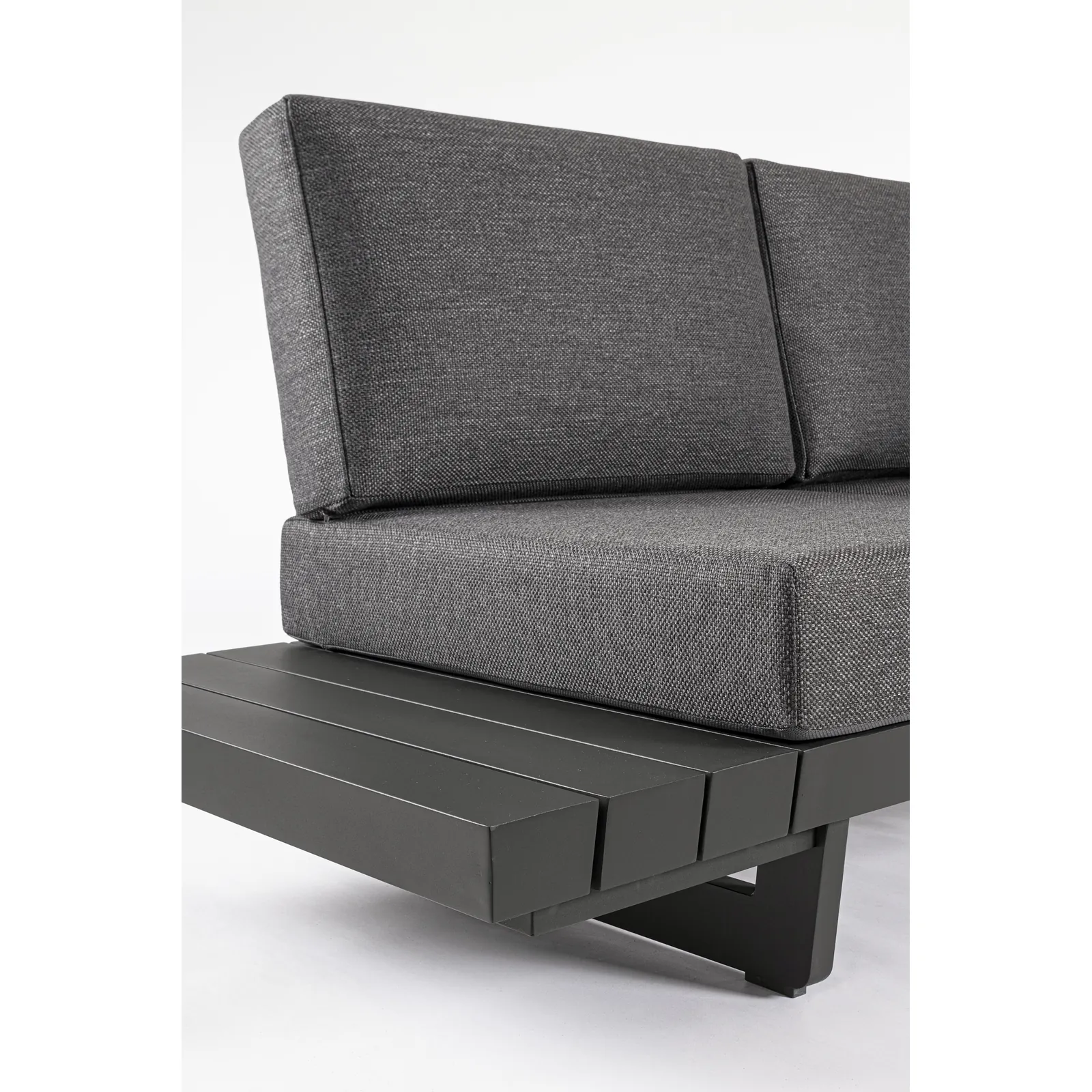 Gartenlounge Set 2 Ecksitzgruppe mit Kissen Anthrazit WG21 Infinity - Image 13