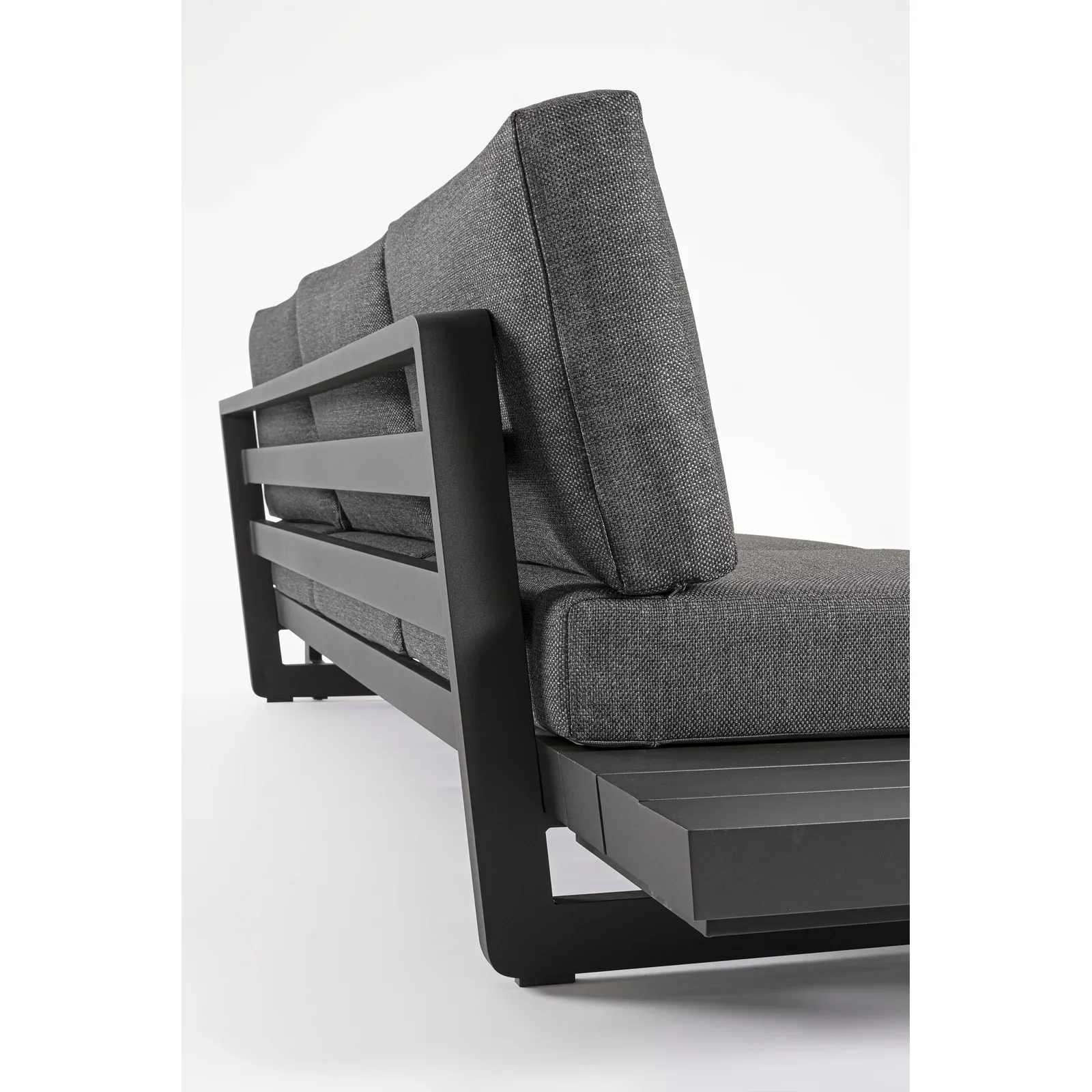 Gartenlounge Set 2 Ecksitzgruppe mit Kissen Anthrazit WG21 Infinity - Image 9