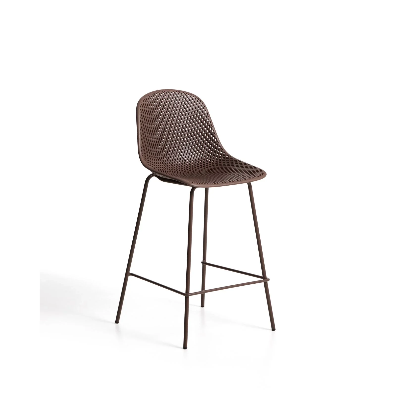 Outdoor-Hocker Quinby in Braun, 65 cm