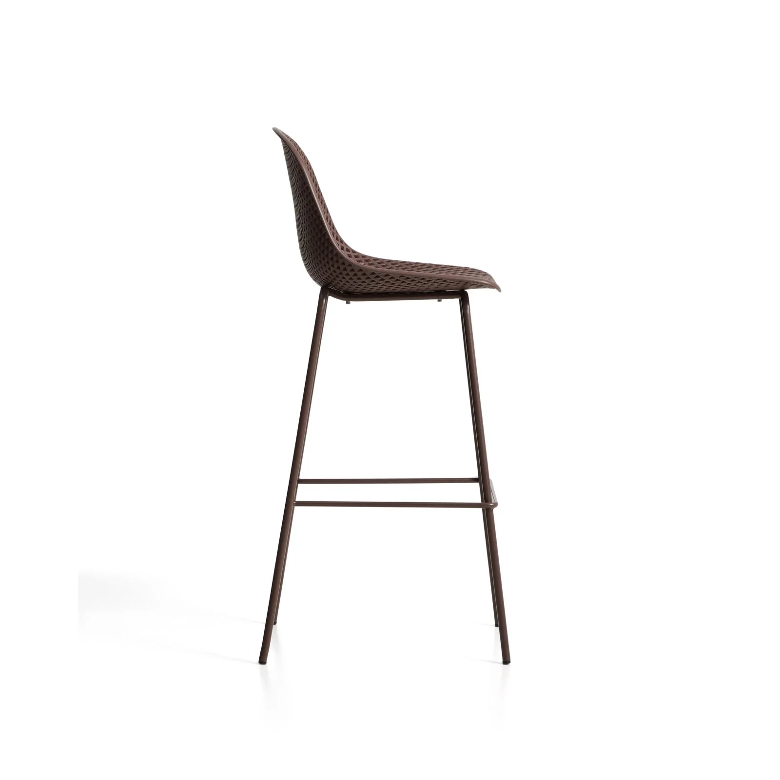 Outdoor-Hocker Quinby in Braun, 75 cm - Image 4