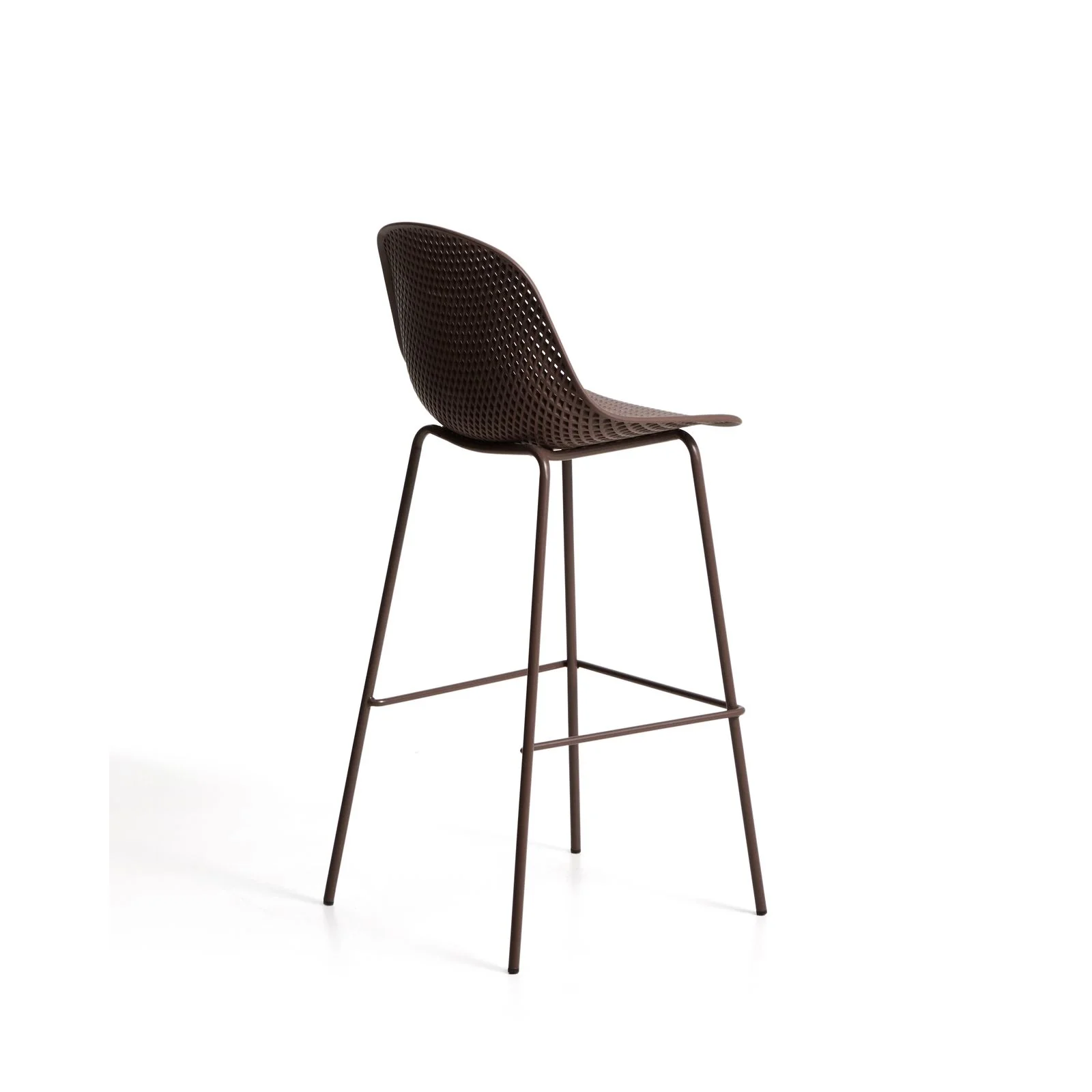 Outdoor-Hocker Quinby in Braun, 75 cm - Image 5