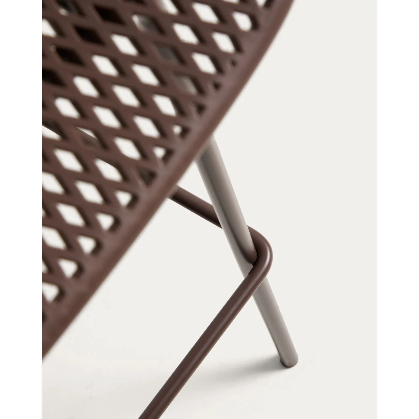 Outdoor-Hocker Quinby in Braun, 75 cm - Image 6