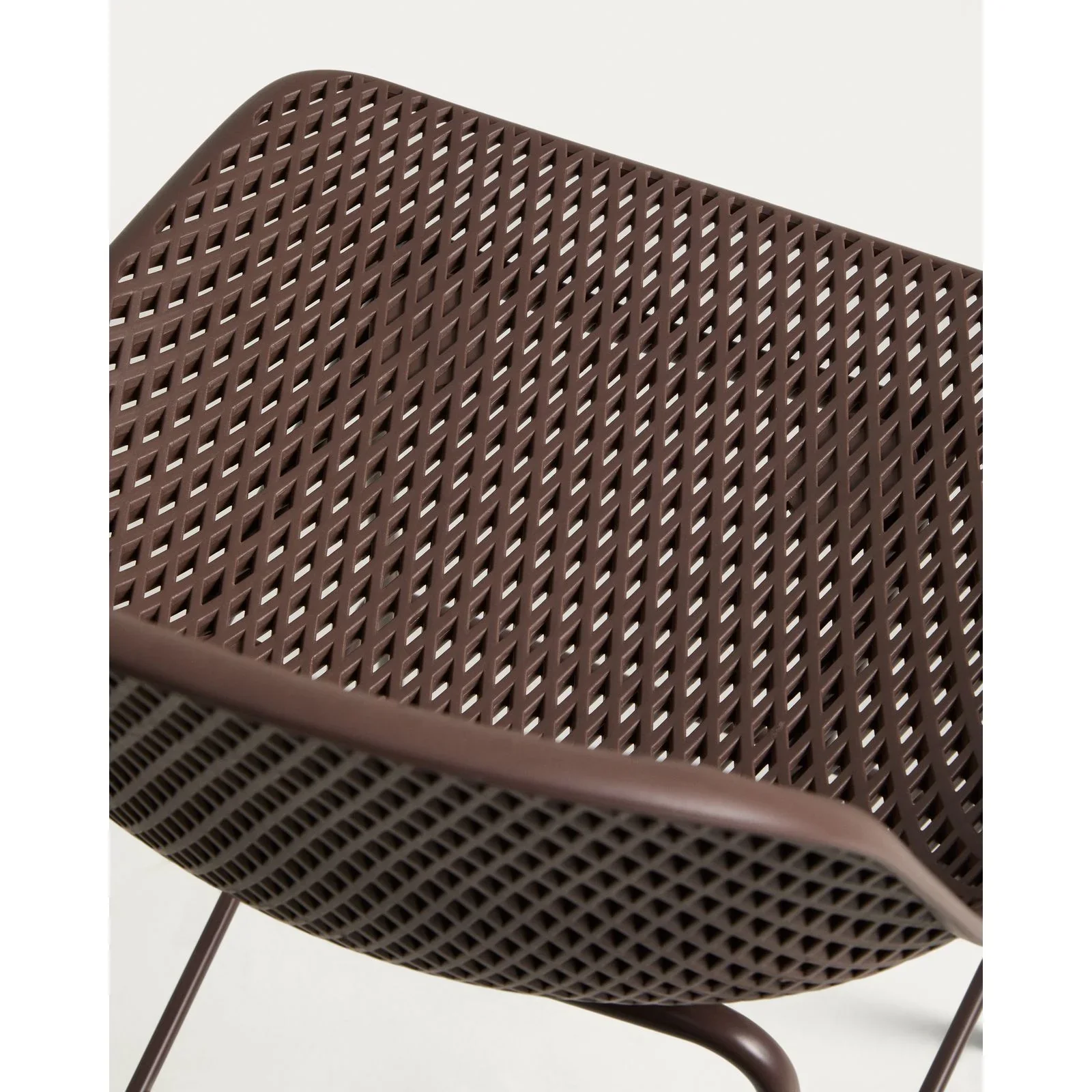 Outdoor-Hocker Quinby in Braun, 75 cm - Image 7