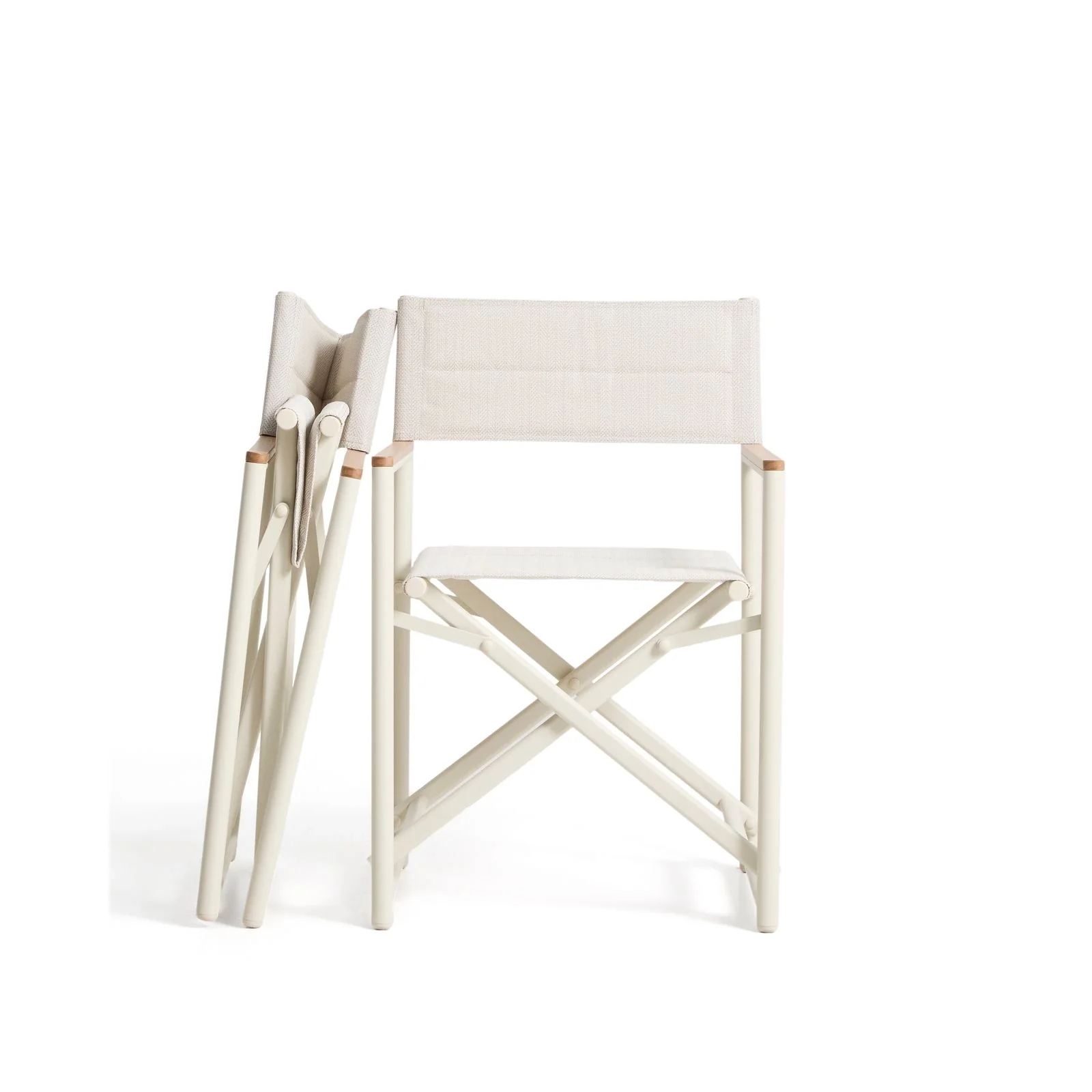 Outdoor-Klappstuhl Tisno aus Aluminium und Texteline - Image 19