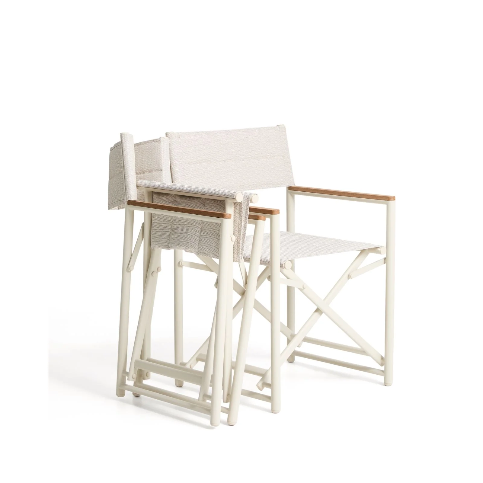 Outdoor-Klappstuhl Tisno aus Aluminium und Texteline - Image 20