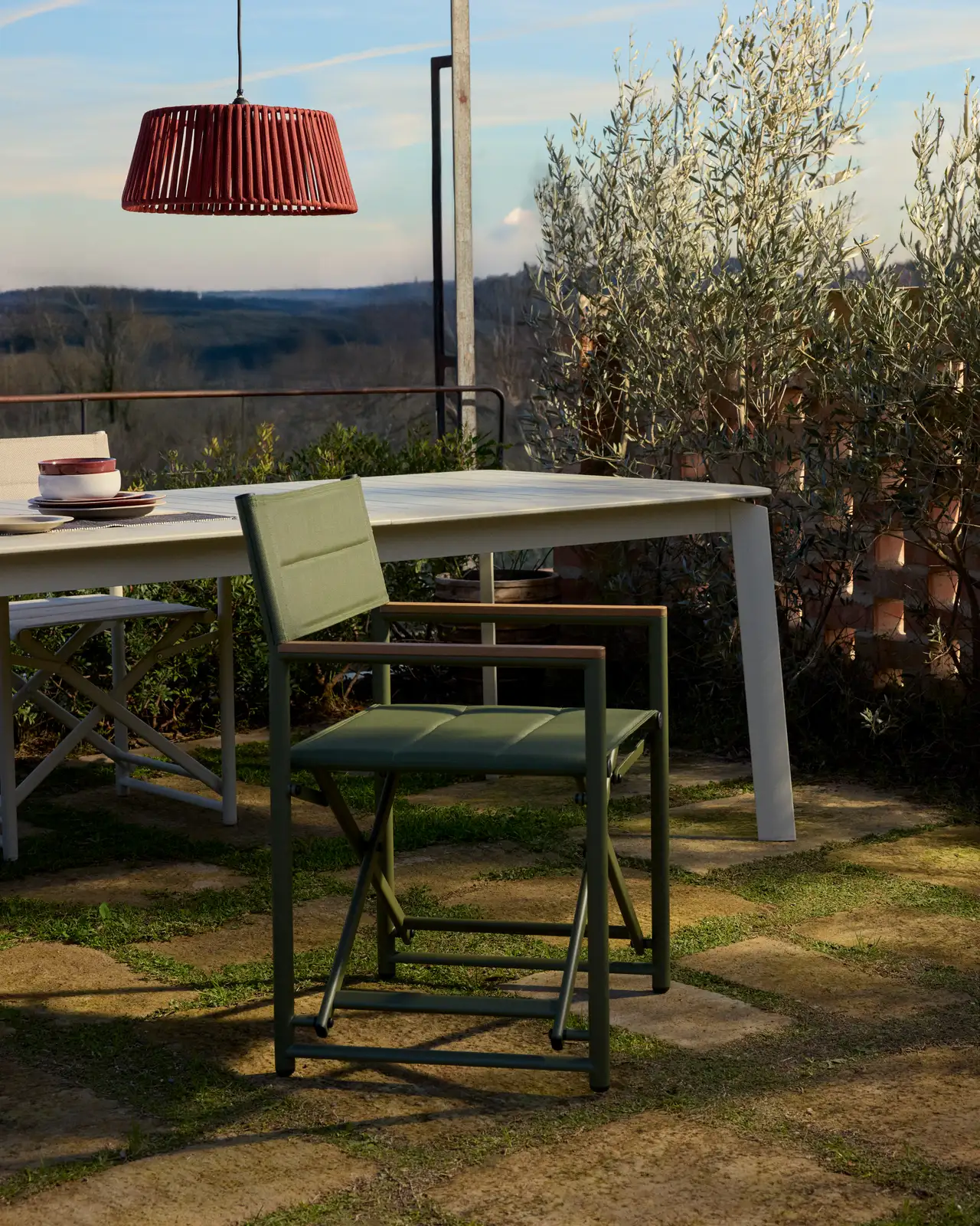 Outdoor-Klappstuhl Tisno aus Aluminium und Texteline - Image 27