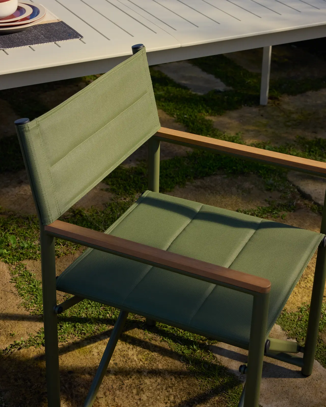 Outdoor-Klappstuhl Tisno aus Aluminium und Texteline - Image 28
