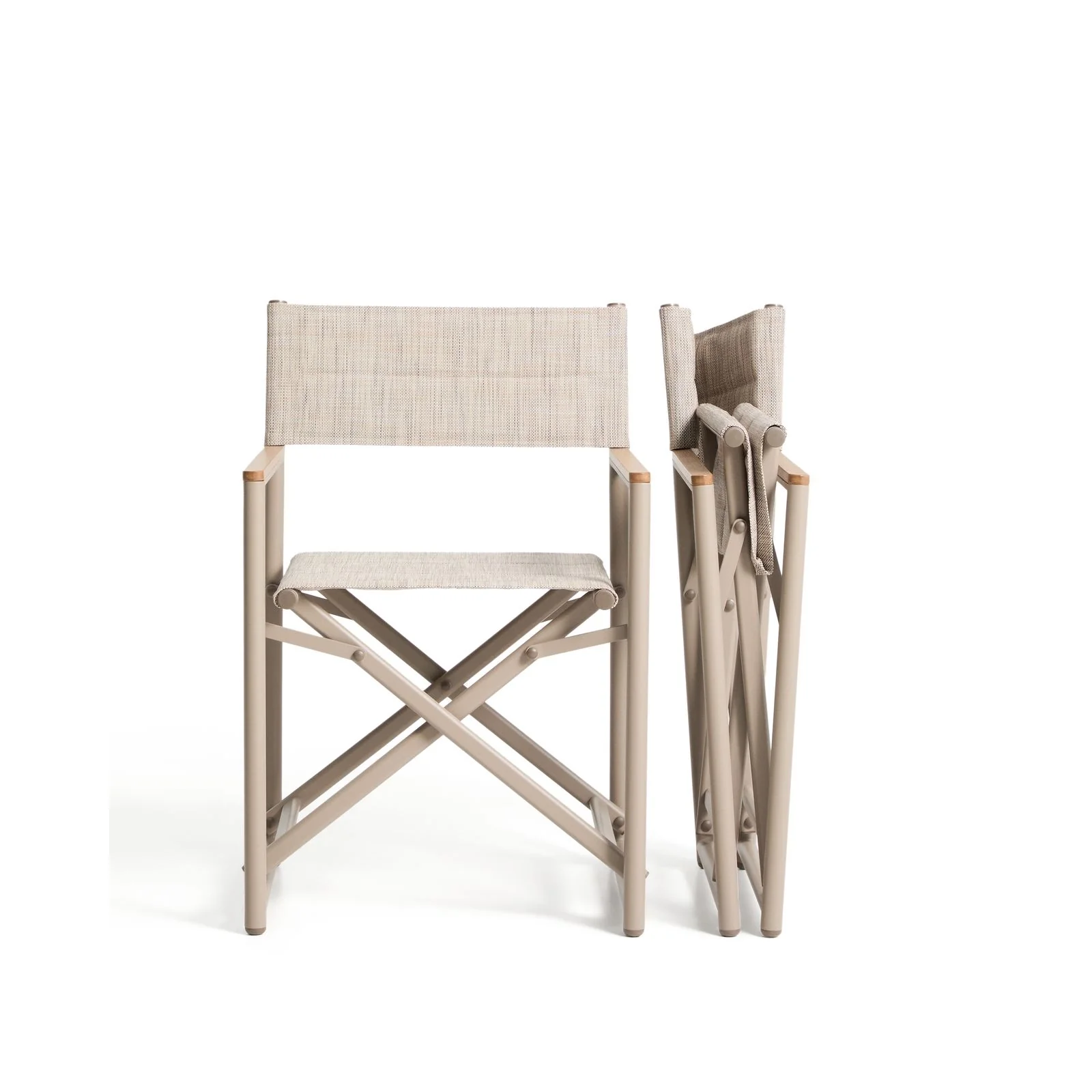 Outdoor-Klappstuhl Tisno aus Aluminium und Texteline - Image 7