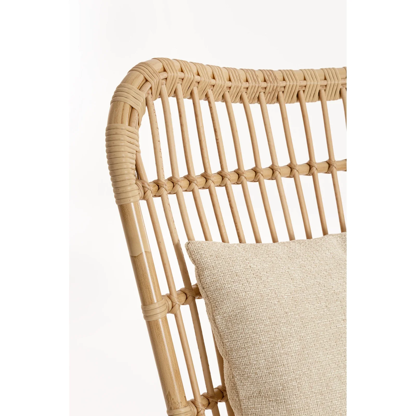 Outdoor Lounge-Sessel mit Kissen mit Fußstützen Maela - Image 2