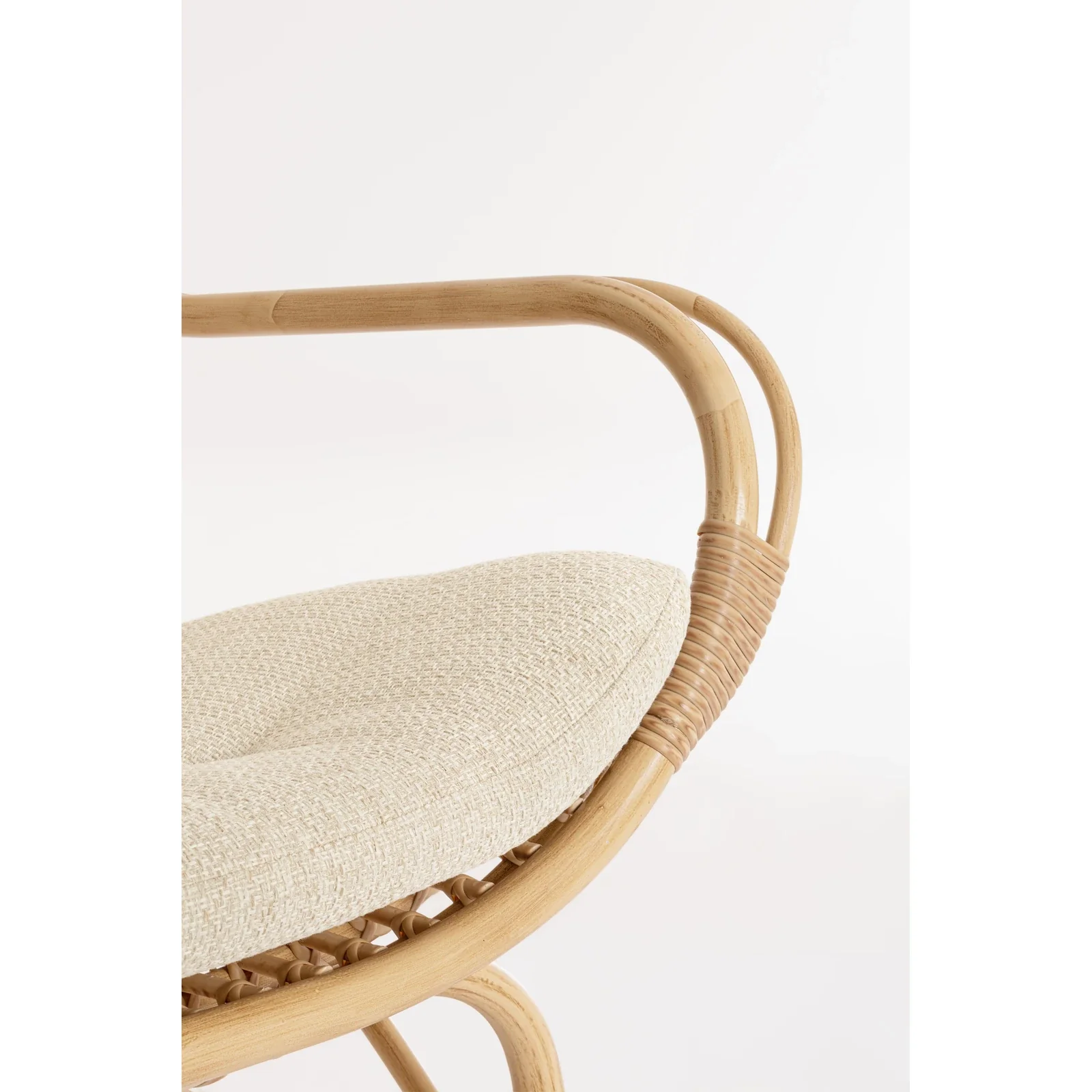Outdoor Lounge-Sessel mit Kissen mit Fußstützen Maela - Image 5