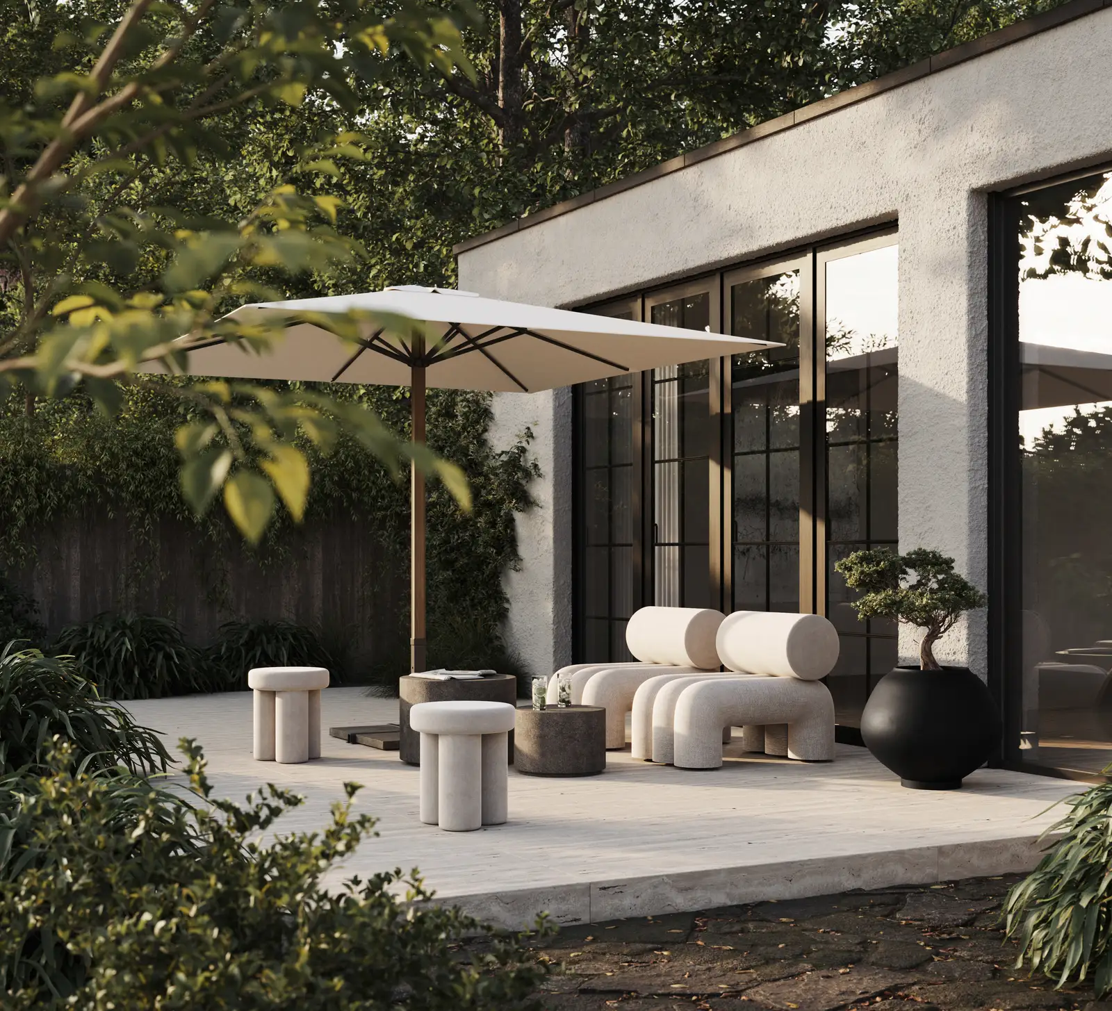 Outdoor Sessel Foku aus Olefin in Sunproof - Image 3