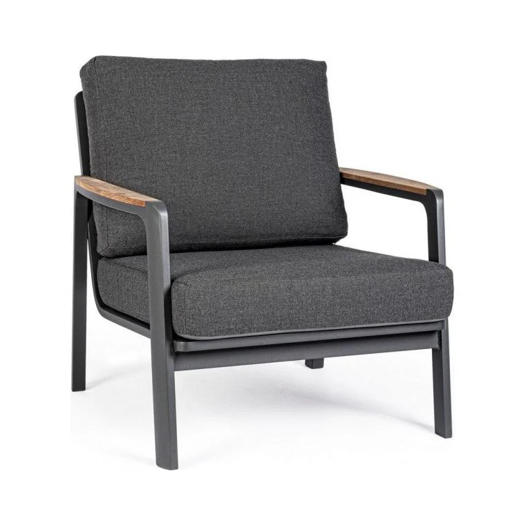 Outdoor Sessel Jalisco mit Kissen Anthrazit WG21