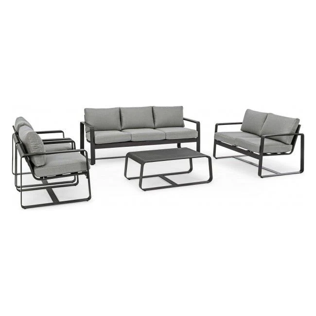 Outdoor Sessel Merrigan mit Kissen Anthrazit YK11 - Image 2