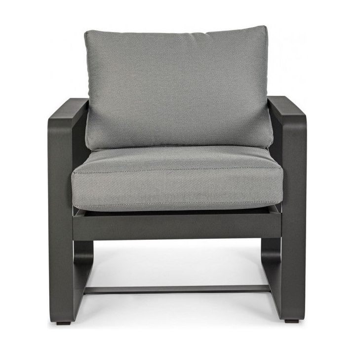 Outdoor Sessel Merrigan mit Kissen Anthrazit YK11 - Image 4