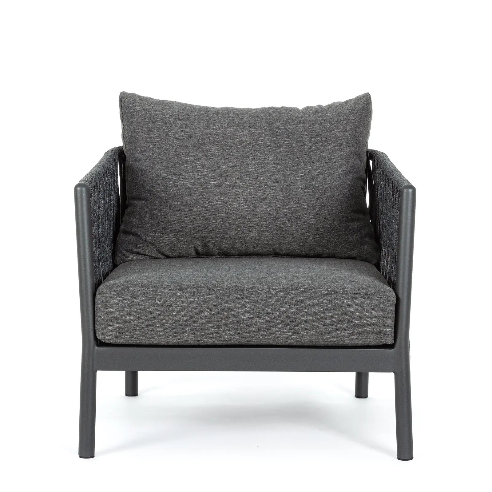 Outdoor Sessel mit Kissen Florencia Anthrazit WG21 - Image 6