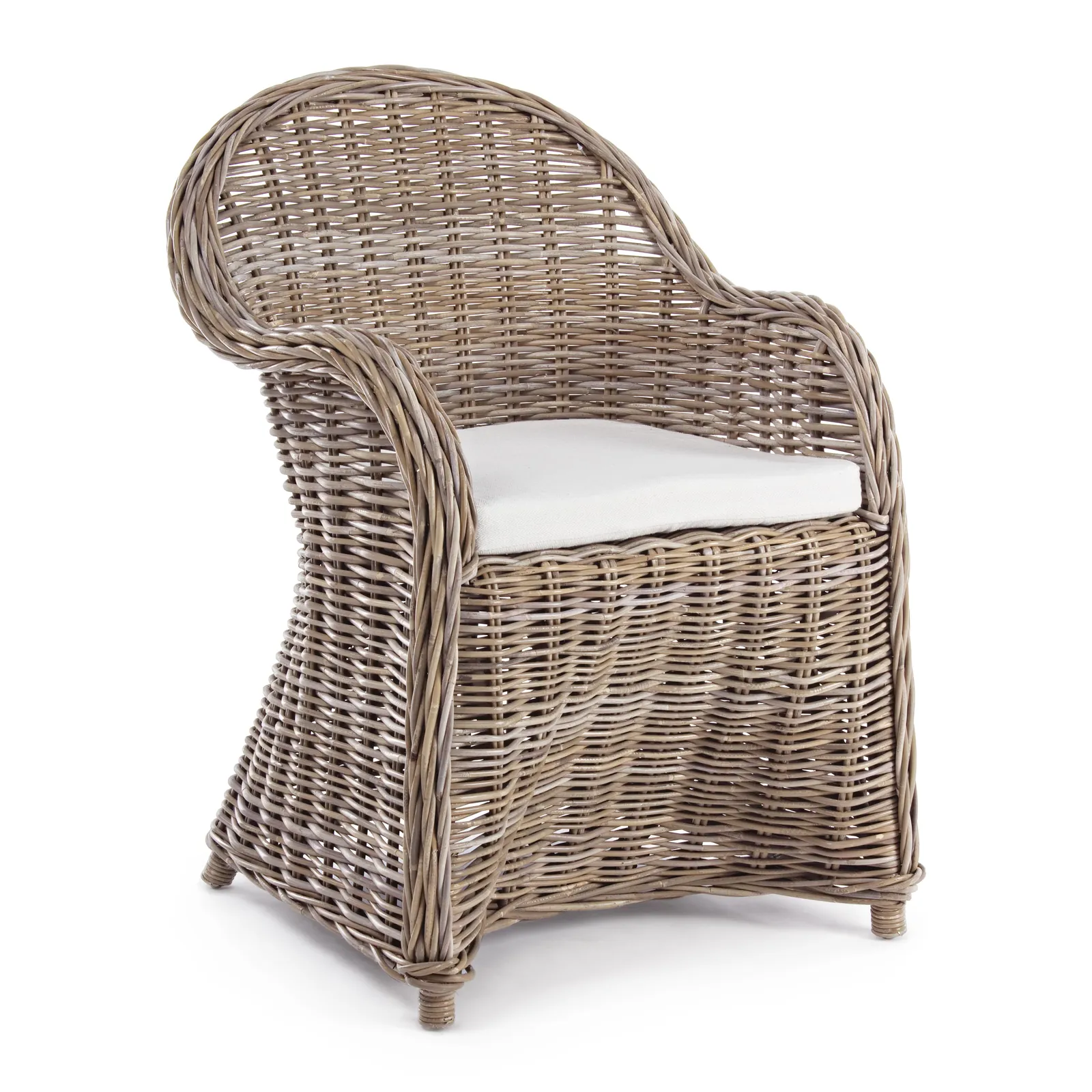 Outdoor Sessel mit Kissen Martin New Natural